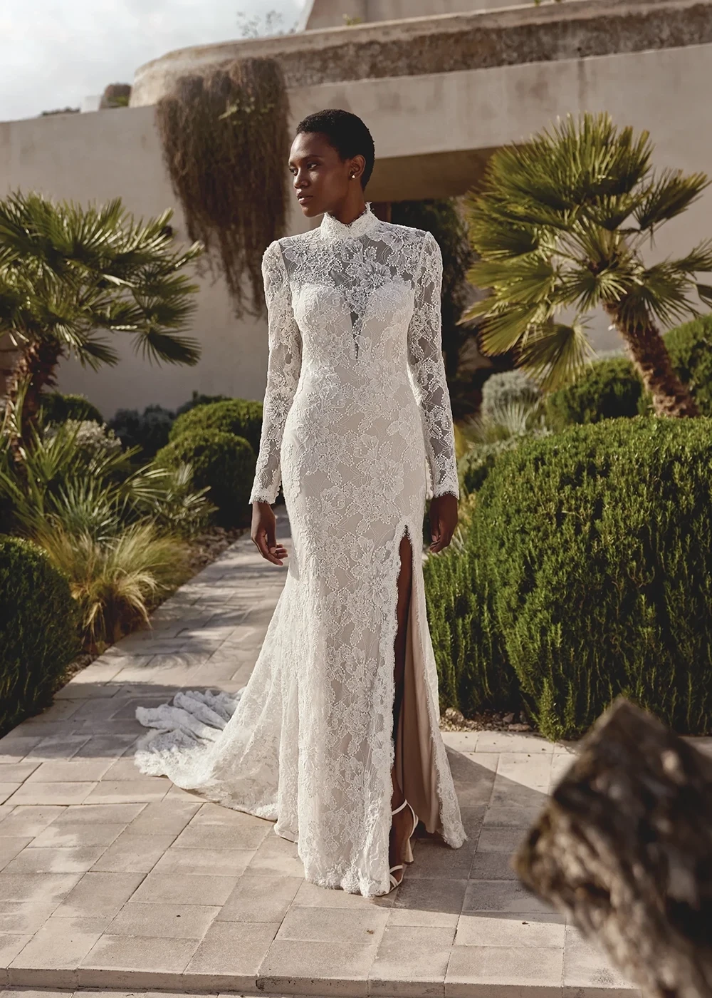 Photo of a bride wearing a Whismical and Ethereal bridal gown.