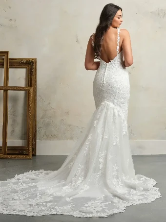 Maggie Sottero HAYDENA #2 Ivory/Ivory (gown with Natural Illusion) thumbnail