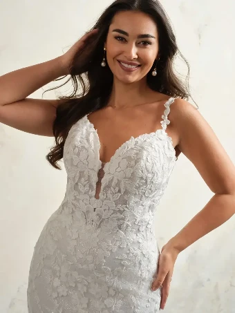 Maggie Sottero HAYDENA #1 Ivory/Ivory (gown with Natural Illusion) thumbnail