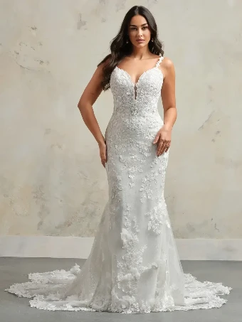 Maggie Sottero HAYDENA #0 Ivory/Ivory (gown with Natural Illusion) thumbnail