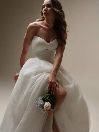 Maggie Sottero EVAN #3 Ivory/Ivory (gown with Natural Illusion) thumbnail